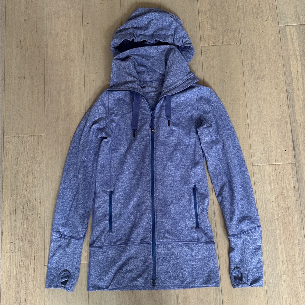 Lululemon Hooded Stride Jacket Blue/Purple Heather
